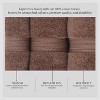 Home Weavers Elegance Essentials 550GSM 100% Cotton Zero Twist Super Absorbent Bath Towel Set - 4 of 4