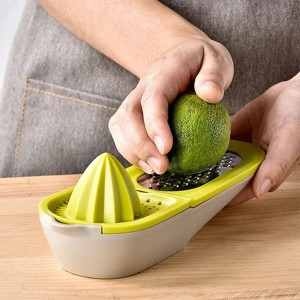 Racxily Multifunctional juicer grater two in one kitchen gadget home manual lemon squeezer - 1 of 4