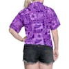 LA LEELA Hawaiian Shirts Womens Floral Summer Beach Blouses Short Sleeve Tropical Vacation Casual Tops Tee Shirts Tank Top Women - 2 of 4