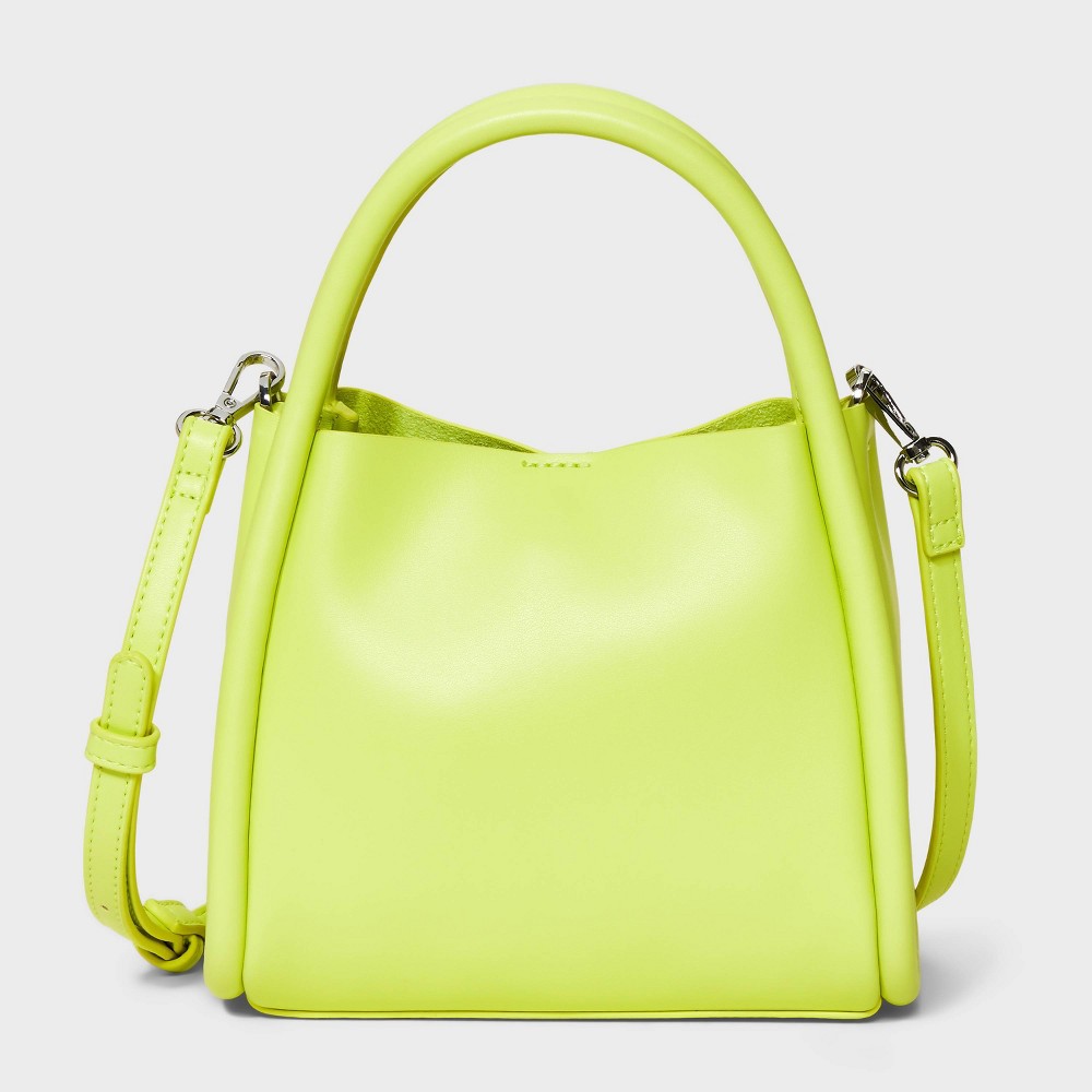 Mini Bumper Tote Crossbody Bag - A New Day™ Yellow