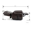 Power Lift Recliner Chair with USB Ports, Heat Massage Dual Motor Up to 350 LBS - 4 of 4