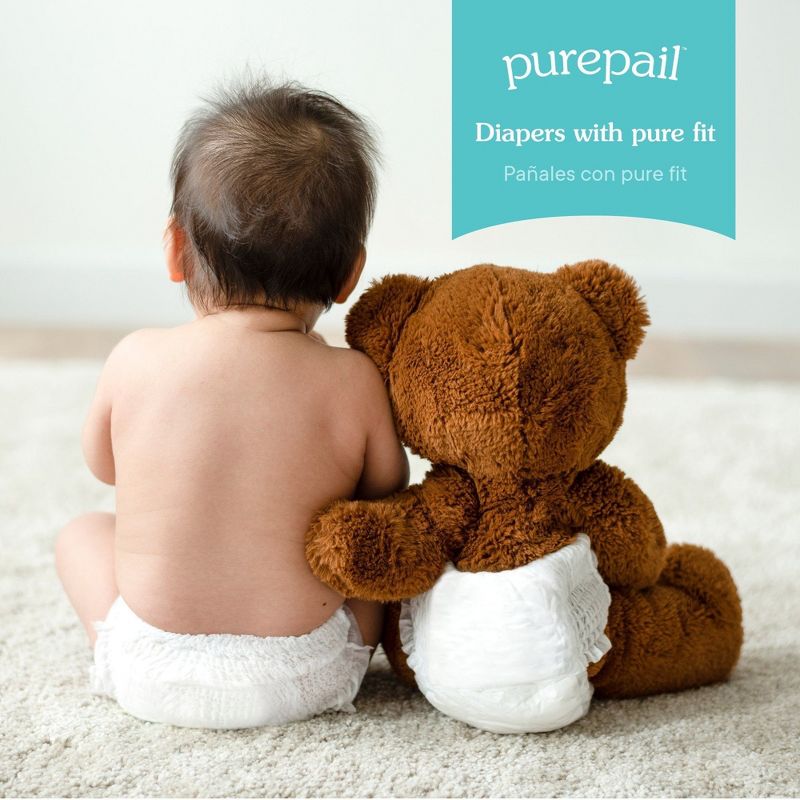 PurePail Disposable Diapers with Pure Fit, 3 of 5