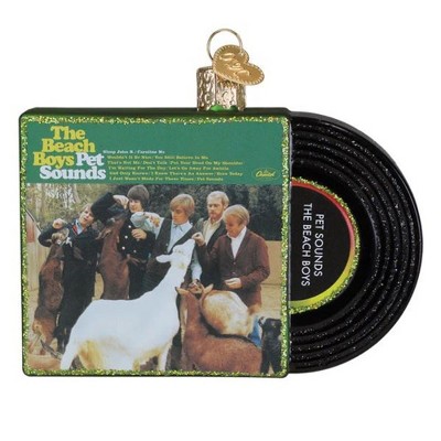 Old World Christmas Blown Glass Ornament for Christmas Tree, Pet Sounds Album Cover
