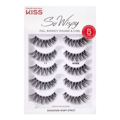 Kiss EZ False Eyelashes - 5 Pairs