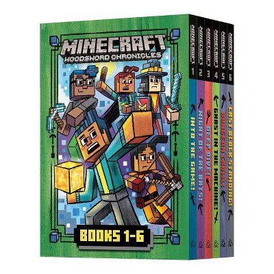 Photo 1 of Minecraft Woodsword Chronicles: The Complete Series: Books 1-6 - (Stepping Stone Book(tm)) by Nick Eliopulos