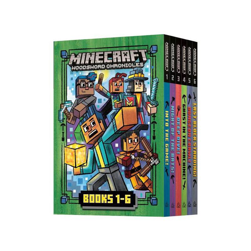 Minecraft Woodsword Chronicles: The Complete Series: Books 1-6 (Minecraft Woosdword Chronicles) - (Stepping Stone Book(tm)) by Nick Eliopulos, 1 of 2
