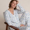 Lands' End Women's Pointelle Long Sleeve Sleep Cardigan - 4 of 4