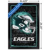 Trends International NFL Philadelphia Eagles - Neon Helmet 23 Framed Wall Poster Prints - 3 of 4