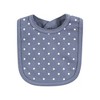 Touched by Nature Infant Girl Organic Cotton Bibs, Bubblegum Floral, One Size - 4 of 4