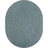 Unique Loom Outdoor Solid Solid Woven Area Rug - 2 of 4
