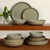Gibson Elite Laguna Bliss 16 Piece Stoneware Reactive Glaze (Service for 4) Ceramic Plates and Bowls Dinnerware Set - 4 of 4