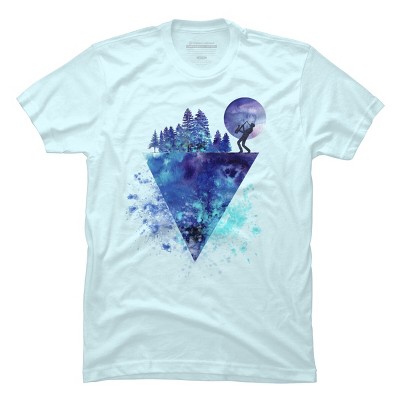 Men's Design By Humans Play Music On The Edge By Maryedenoa T-Shirt