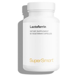 SuperSmart Lactoferrin Supplement (High Strength) - Whey Proteins Extract - Natural Glycoprotein | Non-GMO & Gluten Free - 60 Vegetarian Capsules - 1 of 1