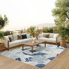 Nourison Suncoast Floral Tropical Indoor/Outdoor Flatweave Rug - 2 of 4