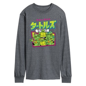 Men's - Teenage Mutant Ninja Turtles - Kanji Long Sleeve Graphic T-Shirt - 1 of 3