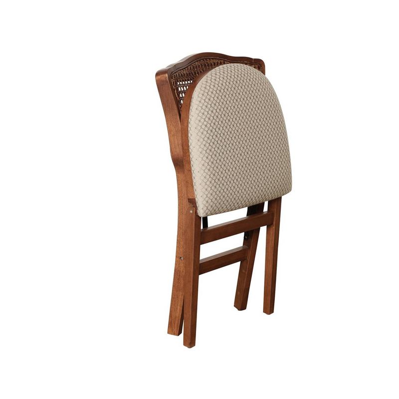 Set of 2 Stakmore French Cane Folding Chair - Cherry, 3 of 6