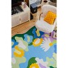 Lany Space Maggie Stephenson Irregular Botanical Garden Floral Rug, 5'x7' - 3 of 4