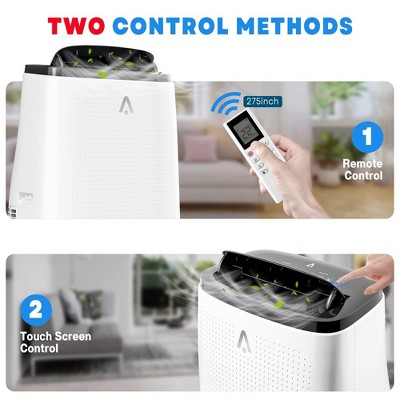 Aeric 8,000 BTU White Portable Air Conditioner with Remote
