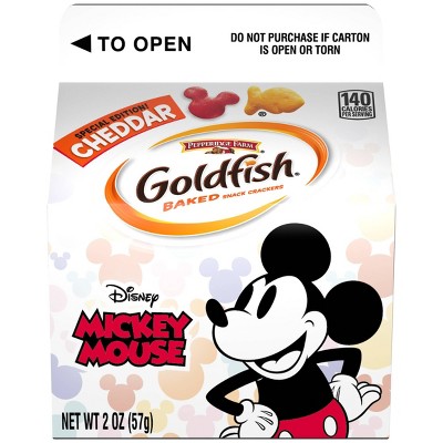 Goldfish Mickey Mouse Single Serve - 2oz