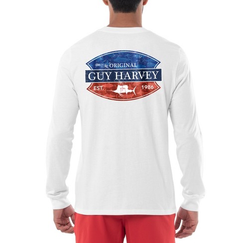 Guy Harvey Men's Long Sleeve Performance Fishing Shirt - Plume2X Large