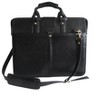 Amerileather Leather Doctor’s Carriage Bag – Top Grain Cowhide Exterior with Classic Frame Opening - 3 of 4