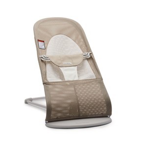 BabyBjörn Bouncer Balance Soft Mesh, Gray Beige/White - 1 of 4