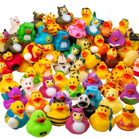 yellow rubber ducks