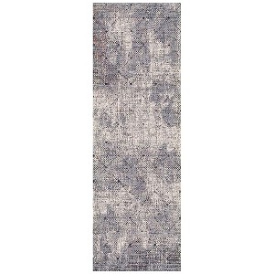 Ivory Black And Gray Abstract Area Rug - 1 of 4