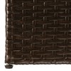 vidaXL Patio Storage Box Brown 59 in.x39.4 in.x39.4 in. Poly Rattan - 4 of 4