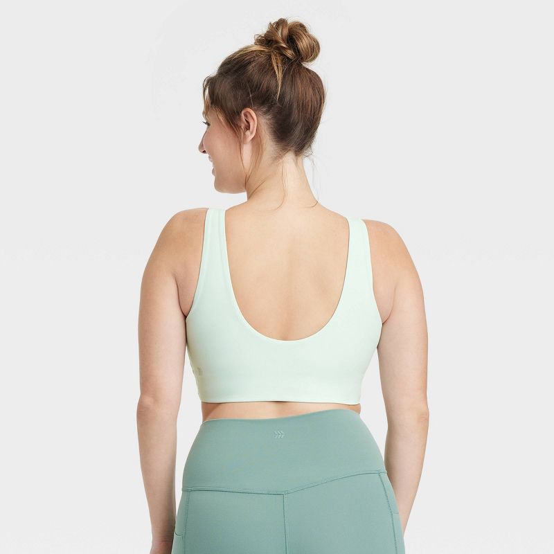 Women's Everyday Soft Medium Support Longline Sports Bra - All In Motion™, 4 of 10