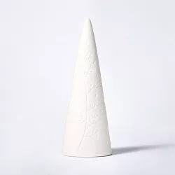 Large Stamped Ceramic Decorative Tree White - Threshold™ designed with Studio McGee