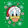 Juniors Mickey & Friends Donald Duck Snowflakes and Hollies T Shirt - 2 of 4