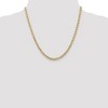 Black Bow Jewelry 3.75mm, 14k Yellow Gold, Solid Concave Anchor Chain Necklace - 2 of 4