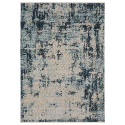 Oriental Weavers Hayden HAY04 Beige/ Blue Indoor Area Rug - 5'3" x 7'6"