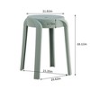 NicBex  6-Pack Plastic Nesting Dining Stools, Bar Stool for Indoor/Outdoor, Portable Seating Chairs for Home/Office/Classroom - 4 of 4