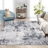 Modern Abstract Washable Rug for Living Room, Stain Resistant Non-Shedding Area Rug for Bedroom, Dining Room, Home Office - 2 of 4