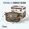 Trapper's Peak 7 Quart Oval Slow Cooker Pot with Heat Settings for Kitchen Appliances, Counter Top Use and Cooking, Mossy Oak Camo - 3 of 4