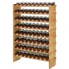 GustoWave Freestanding Wine Racks, Wine Holder Stand for Kitchen, Living Room, Natural - 2 of 4