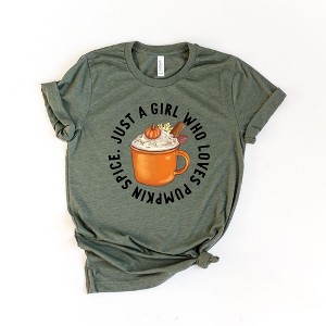 Simply Sage Market Women's Loves Pumpkin Spice Short Sleeve Graphic Tee - 1 of 1