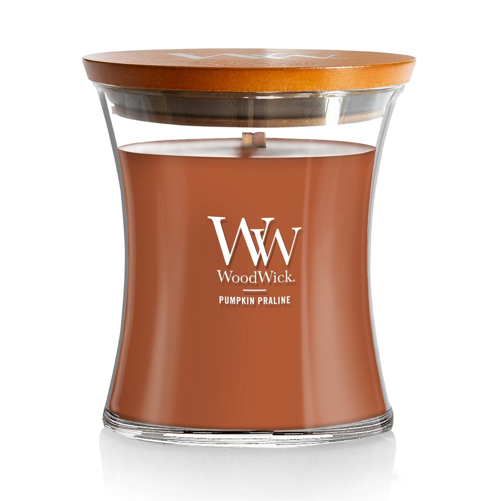 Photos - Other Decoration WoodWick Medium Hourglass Pumpkin Praline Jar Candle 9.7oz 