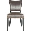 Desa Side Chair With Nail Head Trim (Set of 2) - MCR4690 - Antique Brown - Safavieh Couture - 2 of 4