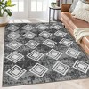 Area Rug Moroccan Soft Rug Modern Geometric Rug for Bedroom Living Room Kitchen Dining Room Rugs - 3 of 4