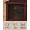 Slim Nightstand with Power Outlet, Superfast Toolless Assembly, Farmhouse Bedside Table, for Living Room - 3 of 4