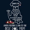 Men's Design By Humans Happy Mothers Day Best Dog Mom Thanks By MiuMiuShop Tank Top - 2 of 2