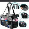 PetAmi Small Dog Purse Carrier, Soft Portable Pet Puppy Cat Travel Handbag Tote, Airline Approved Breathable Pockets Fleece Bed - 4 of 4