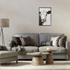 Stupell Industries Up Close Cow Black Framed Giclee Art - 2 of 4