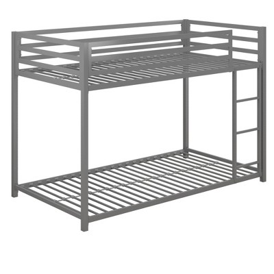 Twin Max Kids' Metal Bunk Bed Silver - Room & Joy : Target