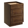 CASAINC 24 in. W x 24 in. D x 34.5 in. H Base Kitchen Cabinet with 3 Soft-Close Drawers – RTA Plywood Cabinets - 2 of 4