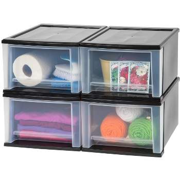 Mdesign Plastic Divided First Aid Storage Box Kit, Hinge Lid For Bathroom,  Clear : Target