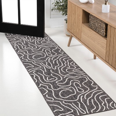 JONATHAN Y Nolan Modern Coastal Organic Shapes Indoor/Outdoor Area Rug